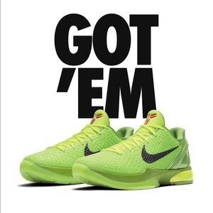 Kobe Protro 6 grinch.